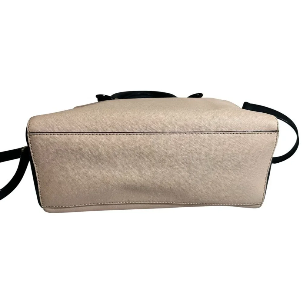 Kate Spade Cove Street Colorblock Pippa Crossbody in Soft Resetta Pink Black - Picture 4 of 12